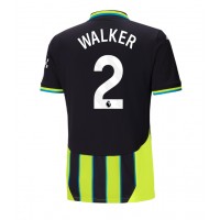 Maglie da calcio Manchester City Kyle Walker #2 Seconda Maglia 2024-25 Manica Corta